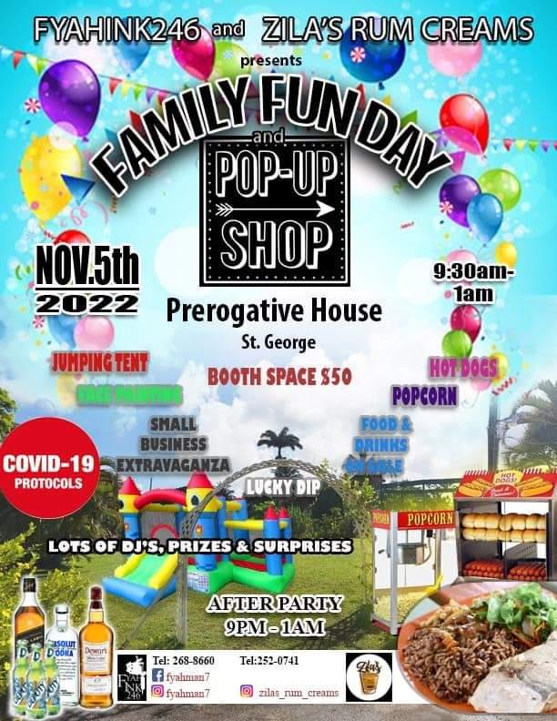 Family Fun Day & Pop Up Shop